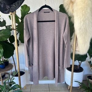 T Tahari Cashmere Blend Open Front Cardigan Size S
